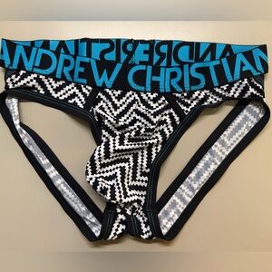 Andrew Christian Herringbone Jockstrap, Small